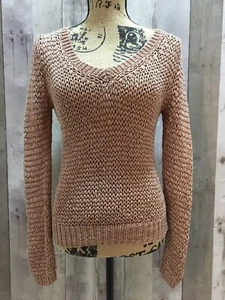 COMPTOIR DES COTONNIERS DAMENPULLOVER TAUPE V-AUSSCHNITT GRÖSSE XSmall - Bild 1 von 9