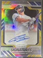 2020 Prizm Gleyber Torres Gold Signatures Auto /10. Yankees SSP