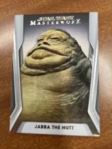 2021 Star Wars Masterwork: Base card #50 Jabba The Hutt - Picture 1 of 1