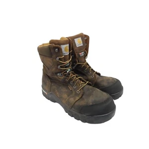 Botas de trabajo Carhartt para hombre resistentes flexibles puntera compuesta impermeables CMR8939 marrón 11. - Imagen 1 de 7