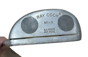 RAY COOK ORIGINAL MID-MALLET OFFSET PUTTER STEEL SHAFT RIGHT HANDED 30" - Picture 1 of 5