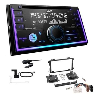 JVC 2-DIN MP3 Autoradio Bluetooth DAB+ für Cadillac Escalade 2001-2006 schwarz - Bild 1 von 6