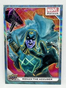Ronan the Accuser 2023 Oberdeck Marvel Platin #27 BLUE SURGE Einzelhandel parallel - Bild 1 von 3