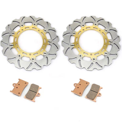 Pastillas rotores de freno delanteros para Yamaha XTZ 1200 SUPER TENERE 2012-2018 FZ8 800 11-15 Foto 1 de 4