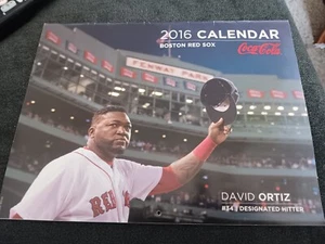 2016 BOSTON RED SOX Coca-Cola DAVID ORTIZ Calendar - Picture 1 of 5