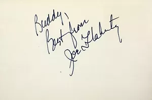 Autografo firmato JOE FLAHERTY 4"x 6" CARTA INDICE Maniac Mansion Freaks and Geek - Foto 1 di 6
