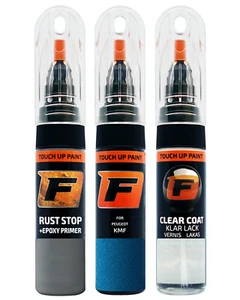 Kit riparazione vernice auto per PEUGEOT KMF BLEU RECIFE Vernice Lacca Primer - Foto 1 di 7