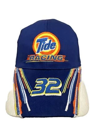 Gorra Tide Racing #32 Downy azul real multicolor a rayas blanca Bill Snapback Foto 1 de 4