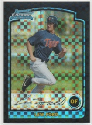 Lew Ford 2003 Bowman Chrome X-Fractors #214  Rookie Card  Minnesota Twins - Image 1 of 2