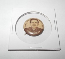 1910-12 Sweet Caporal Baseball Pin Patsy Dougherty Chicago White Sox Near Mint