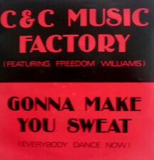 7" 1990 MINT-! C & C MUSIC FACTORY Gonna Make You Sweat