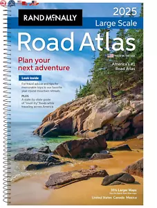 Rand McNally Road Atlas grande scala 2025: Stati Uniti, Canada, Messico - rilegato a spirale - Foto 1 di 12