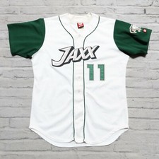 Vintage West Tenn Diamond Jaxx Baseball Jersey Authentic Used Game Worn Sewn