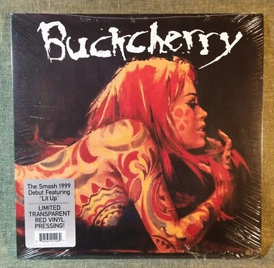 BUCKCHERRY Self Titled 1999 Debut Record Translucent Red Vinyl LP Sealed NEW M/M - Image 1 of 2