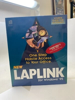 Vintage LapLink for Windows 95 NEW Sealed Box  Traveling Software - Image 1 of 4
