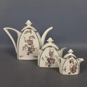 Limoges France Porzellan Tafelset Gr.L.B. Teekanne Milchkännchen Zuckerdose 1960 - Bild 1 von 18