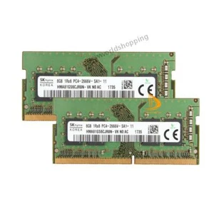 SK Hynix 16GB (2x 8GB) 1RX8 PC4-21300S PC4-2666V DDR4-2666Mhz Laptop SO-DIMM RAM - Bild 1 von 6