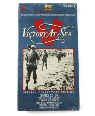 VHS TAPE VICTORY AT SEA COLLECTORS EDITION SERIES 22 - 26, Vol. 6 NEW - Image 1 of 3