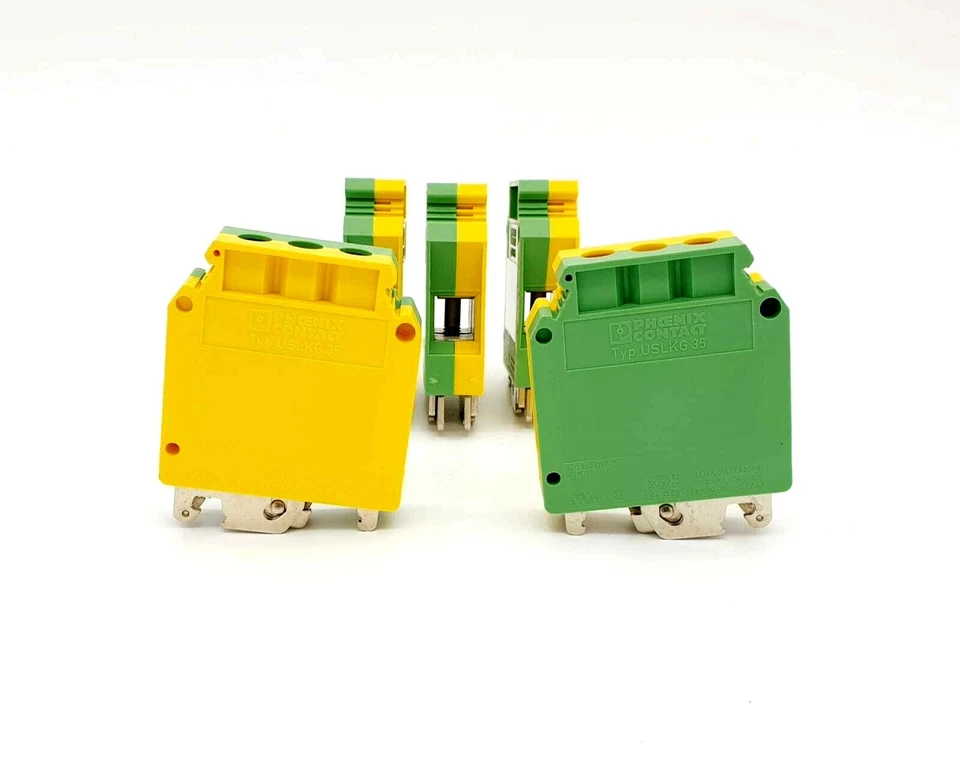 5x Phoenix Contact USLKG 35, Ground Terminal Block, 0444019 - Image 1 of 1