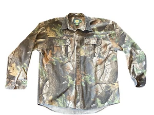 Cabela's Outdoor Gear Size Large Real Tree Camo Hunting Button Up Shirt - Picture 1 of 4