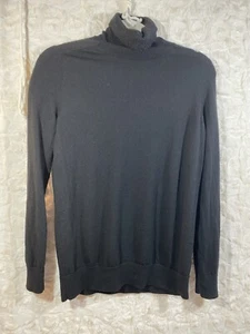 Theory Kirstoff Noble Suéter Lana Cuello Alto Talla S Negro Mujer - Imagen 1 de 5