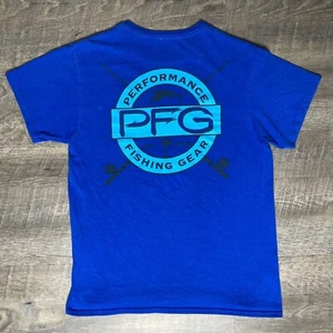 Columbia Short Sleeve PFG T-Shirt Size Mens M, Fishing Graphic - Picture 1 of 6