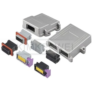 24 Pin FCI ECU Automotive PCB Male Female Connector Plug Aluminum Case Kit New - Picture 1 of 16