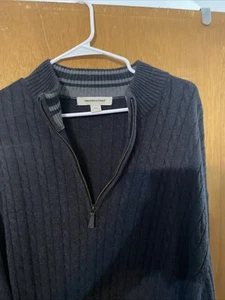 Camicia Pronto-Uomo • Camicia Uomo XL Pile Quarto Zip Manica Lunga Grigio - Foto 1 di 9