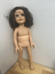 Journey Girls Vinyl 18" Doll Black Hair Blue Eyes Just Like Me Girl - Picture 1 of 9