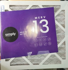 Simply Filters 12x12x1 MERV 13, MPR 1500, horno de CA filtro de aire HVAC paquete de 6 estuche - Imagen 1 de 8
