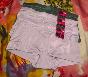 3 NEUE MAIDENFORM 40774 A18P MF BEDECKTE TAILLE BOYSHORTS HÖSCHEN L/7 - Bild 1 von 2