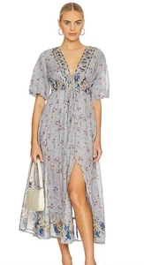 Free People Lysette Maxi Dress Sz Large Women's Casual Floral Printed Boho - Bild 1 von 16