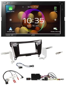 JVC DAB Lenkrad 2DIN Bluetooth USB Autoradio für Nissan Qashqai 14-18 X-Trail Ka - Bild 1 von 12