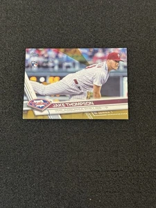 Carta Baseball 2017 Topps #344 Jake Thompson Gold #/2017 Philadelphia Phillies - Foto 1 di 2