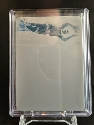 1001107 - 2016-17 Panini Flawless LeBron James 1/1 Cyan Printing Plate  #5  - Image 1 of 2
