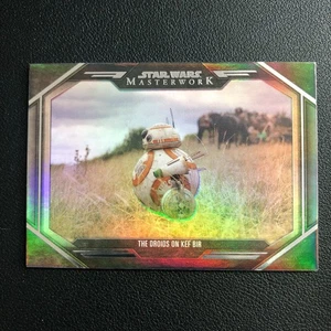 2024 Topps Star Wars Masterwork Behind the Scenes #BTS-15 Rainbow Foil /299 - Picture 1 of 2
