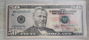 2013 $50 Low Serial Number - Picture 1 of 2