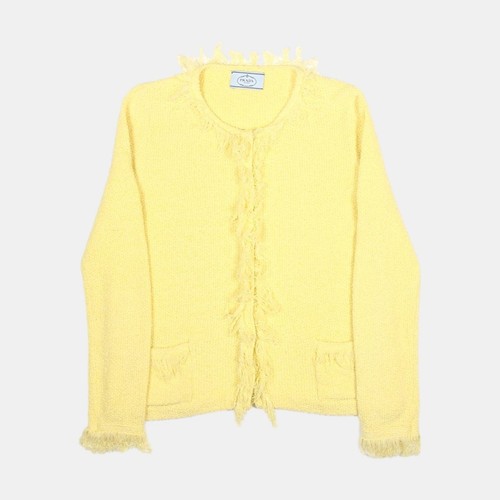 Giacca Prada Taglia L Donna Giallo Cotone