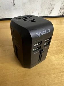 EPICKA Universal Travel Adapter One International Wall Charger EPK-TA-104 USB - Picture 1 of 5