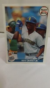 1991 Front Row Ken Griffey Jr. Seattle Mariners # 7 Baseball Card "Background"