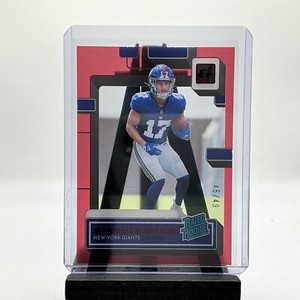 Wandale Robinson 2022 Panini Clearly Donruss Rated Red #/49 Rookie Giants RC