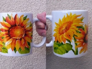 Royal Norfolk NEW Sunflower coffee tea mug cup floral SPRING SUMMER sunny GIFT - Picture 1 of 6
