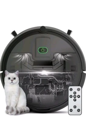 2-in-1 Mopping Robot Vacuum - Slim Design, Obstacle Avoidance, Pet Hair Master - Image 1 of 4