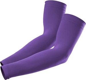Unisex Sun Protection Arm Sleeves Breathable Cooling Arm Cover For Outdoor Sport - Picture 1 of 21
