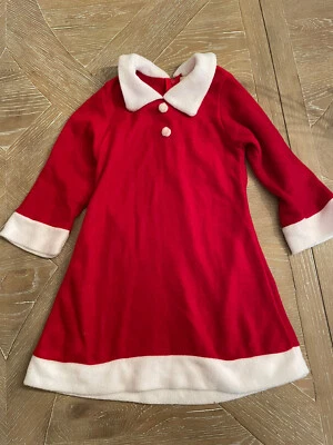 Vintage Christmas Dress Lilax Collar Holiday Red Size 6 - Image 1 of 4