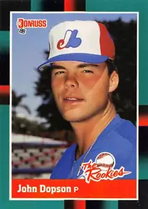 1988 Donruss The Rookies #43 John Dopson Montreal Expos - Bild 1 von 2