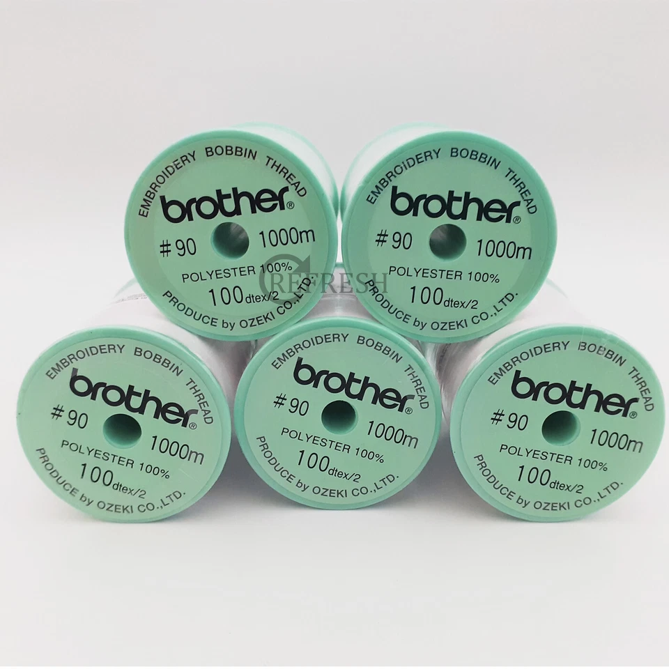 Brother Innov-is 800, F M, V, XE Series Embroidery Machine Bobbin Thread 5x1000m - Image 1 of 1