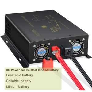 48V 120V Pure Sine Wave Inverter 3000W Power Converter Car Truck Solar USB 2.4A - Picture 1 of 7