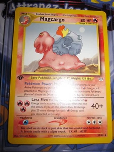 POKEMON (◕‿◕✿) MAGCARGO 33/64 NEO REVELATION UNCO ENGLISH GEM MINT EN 1 ED NEUF - Picture 1 of 2