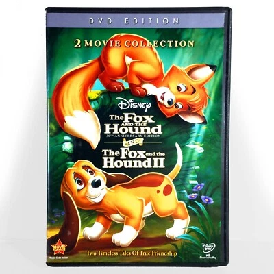 Walt Disney's - The Fox and the Hound 1 & 2 (2-Disc DVD, 1981/2006, Double Feat) - Image 1 of 4